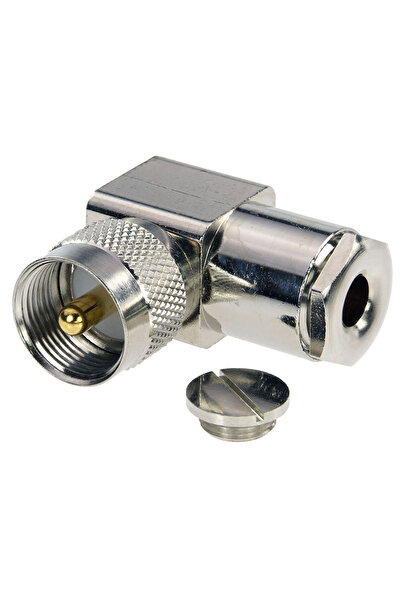 WIMO PL angular connector for 5.5 mm cable.