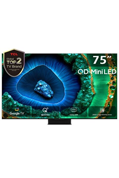 TCL 75-inch C855 | Premium QD-Mini LED 4K TV | 144Hz VRR | Ultra Slim Design| 75C855