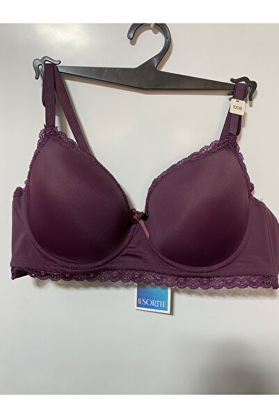 Love Fuchsia Underwear Imported Bra with Underwire on the Sides, Lace Detail,...