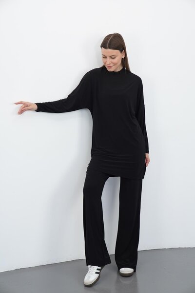 penyebizden Sandy Pantolon&Tunik Takım-Siyah