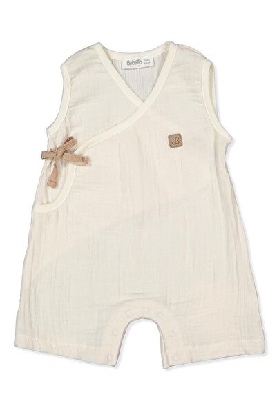 Bebetto بدلة جولف من الموسلين (هيلو) بلون إكرو داكن