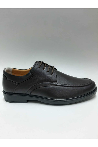 göray Tagy Genuine Leather Lace-Up Comfortable Daily Rubber Sole Brown Winter...