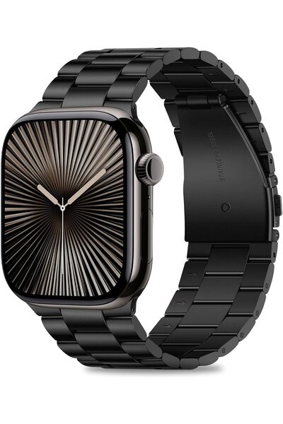 Generic Stainless Steel Replacement Band with Case for Apple Watch (38–49mm)