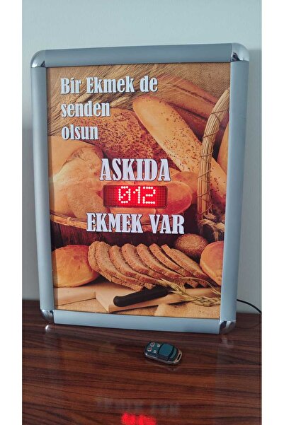 VALERM ASKIDA EKMEK ELEKTRONİK LED SAYAC PANOSU