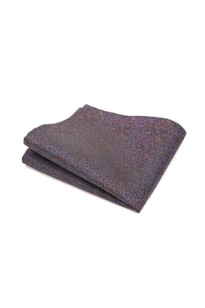 6AM Ceremony Batistă de buzunar în culoarea cireșei negre cu imprimeu abstract