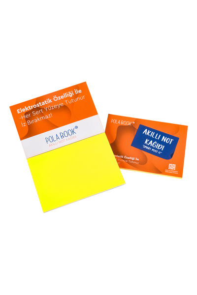 POLABOOK Electrostatic Yellow Smart Note Paper 7X10Cm - 50 Sheets