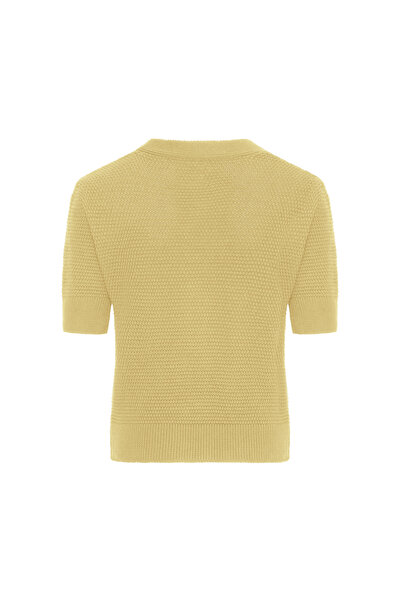 LACENOA Yıldız Düğmeli V Yaka Hırka