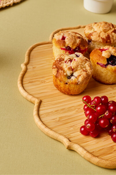 Karaca Bambu Rosa Flower Shaped Presentation Board 32 cm