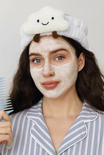 Vitastyle رباط شعر من القطيفة على شكل سحابة