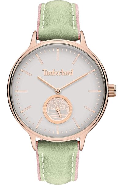 Timberland Norwell Women's Leather Analogue Quartz Watch (TBL15645MYR-01, Ivory)
