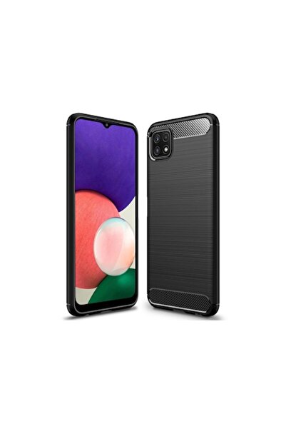 Bibilel Carcasă pentru Samsung Galaxy A22 5G - Techsuit Carbon Silicone - Negru