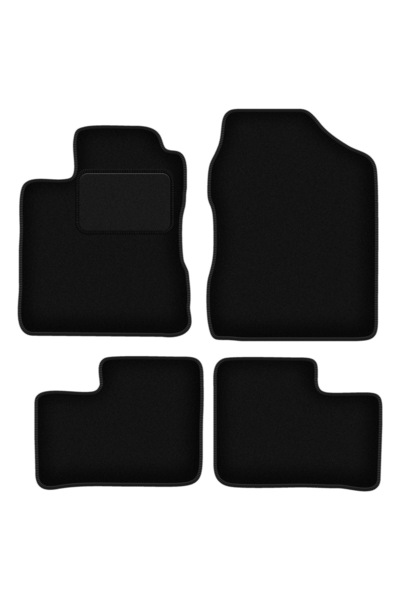 Autoalorria Covorase din velur pentru: Daihatsu Cuore VI Hatchback (2003-2007) (negru)