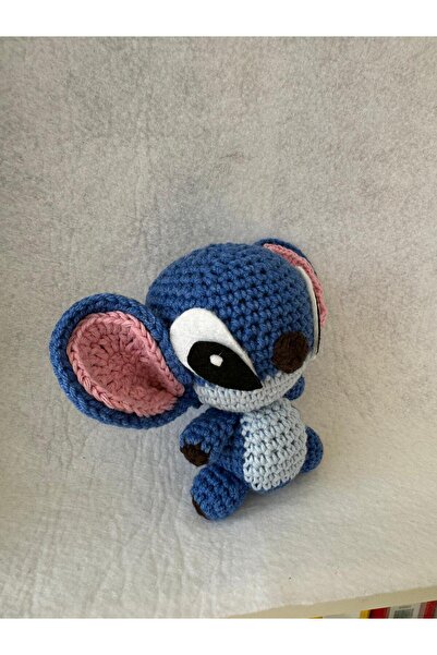 SLECrochet El Yapımı Stitch Amigurumi Oyuncak – Lilo & Stitch Karakter Figürü – Disney Sevenlere Özel Hediye