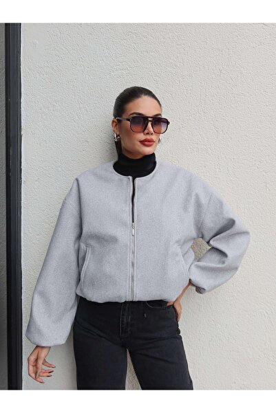 ESRAHELVACI Μπουφάν με φερμουάρ Cashmere Bomber