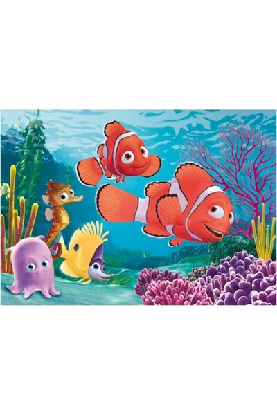 Lisciani Nemo 2-in-1 Puzzle (assemble then color), 108 pieces