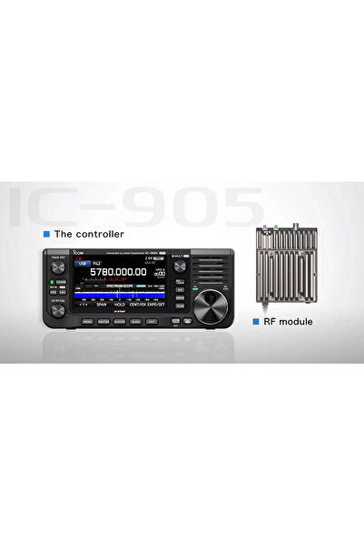 2CK ICOM IC-905 RTX 2M, 70CM, 23CM, 13CM, 6CM, 3CM
