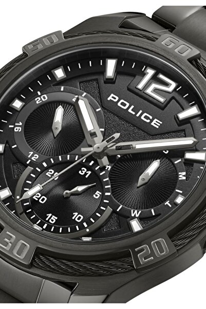 Police Polysh Gents Watch With Stainless Steel Bracelet 5 Atm
