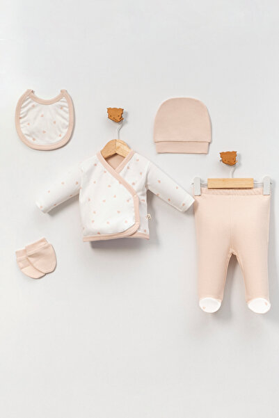 Belemir Kids Heart Printed 5-Piece Hospital Discharge Set