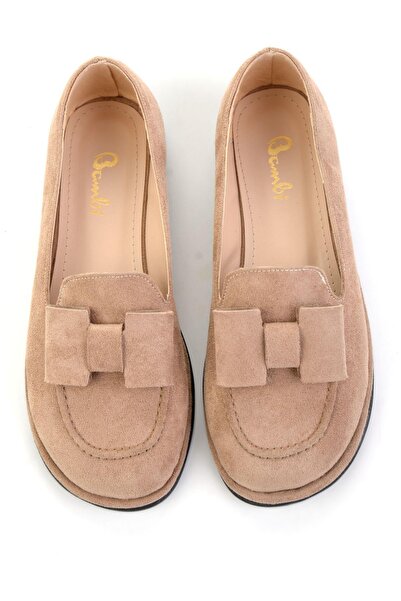 Bambi Vizon Kadın Loafer Ayakkabı K01632258372