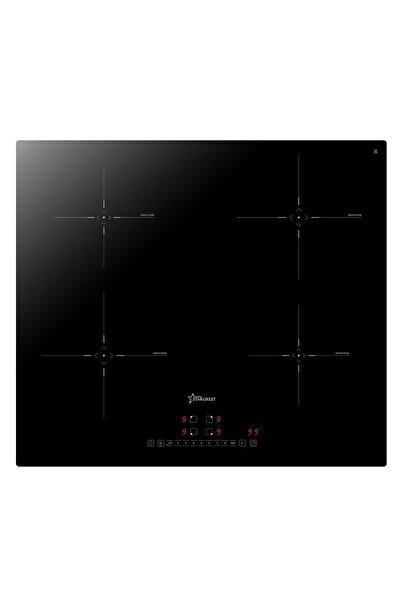 STARCREST Induction Hob SIH-6262, Touch Control, Booster, Keep Warm, Timer, Black Glass Kanger