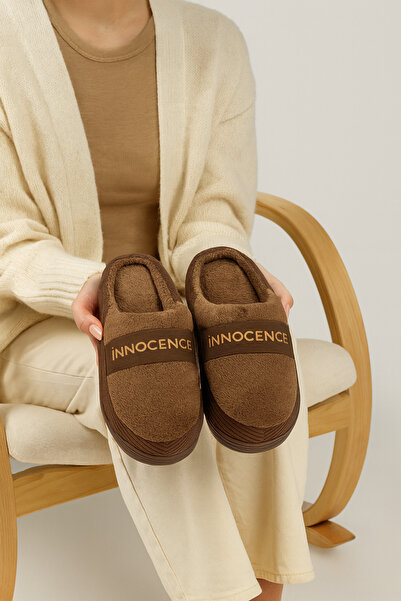 Beyond Bitter Brown Women's Velvet Gondola Slippers Byndkdf03