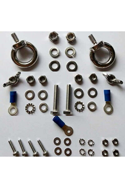 2CK Complete stainless steel kit for dipole antenna with feed point RVSKIT02