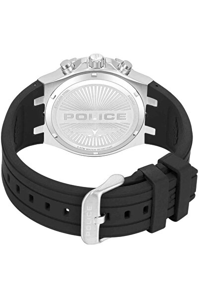 Police Guardian 42mm Men's Multifunction Grey Dial with Black Silicon