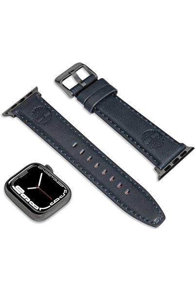 Timberland Universal Leather Strap 22mm Compatible with Apple Watch Series 3-9, SE, Ultra & Samsung
