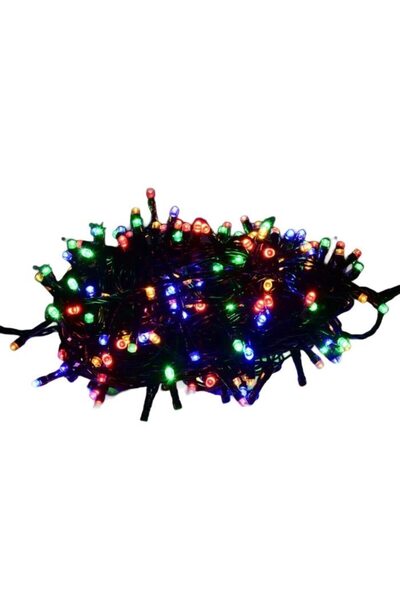 OEM Χριστουγεννιάτικα φωτάκια LED σε string με τηλεχειριστήριο, πολύχρωμα, 10...