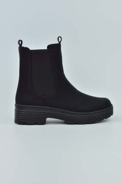 Uzunlu Γυναικείες μπότες Goldstep Greyzer Δερμάτινες ελαστικές κοντές σόλες