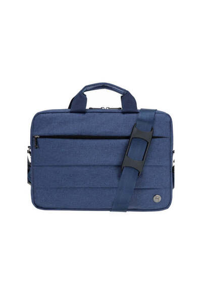 BloominBag حقيبة كمبيوتر محمول من بلوم لابتوب باللون الأزرق الداكن مقاس 15 بوصة