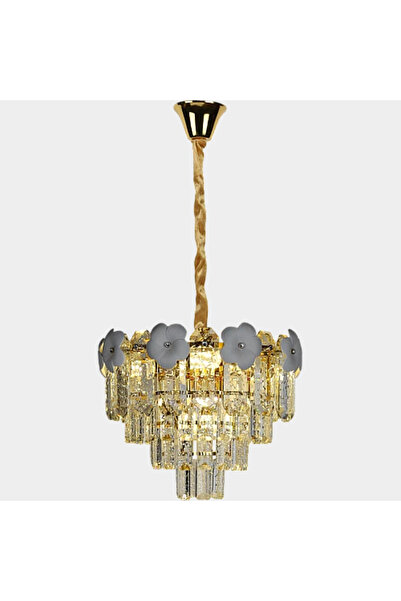 HAMER Luxury crystal chandelier, modern golden chandelier, diameter 40 cm