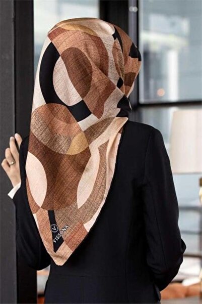 Vissona Μεταξωτό μαντήλι Tivil 17647 - 1 - 0005 Μαύρο με υφή με μοτίβο