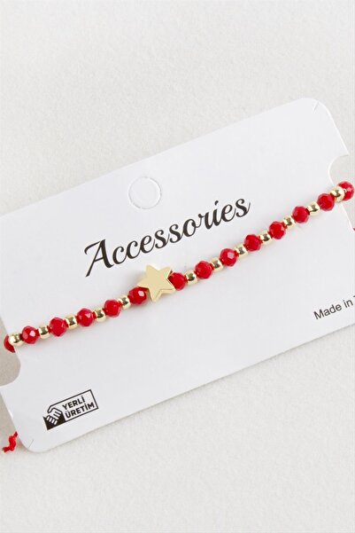 TakÇalıştır سوار من الكريستال على شكل نجمة مكون من مكرمية خيطًا من الحجر الطب...