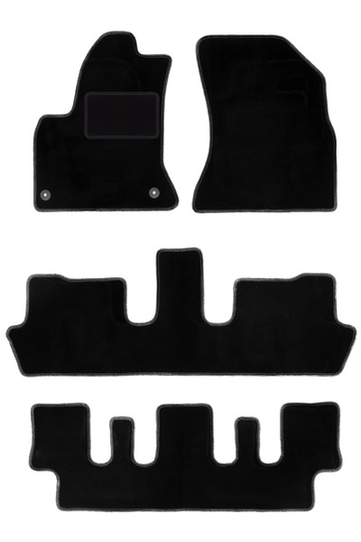 Other Covorașe negre din velur pentru: Citroen C4 Picasso I 7 locuri (2006-2013)