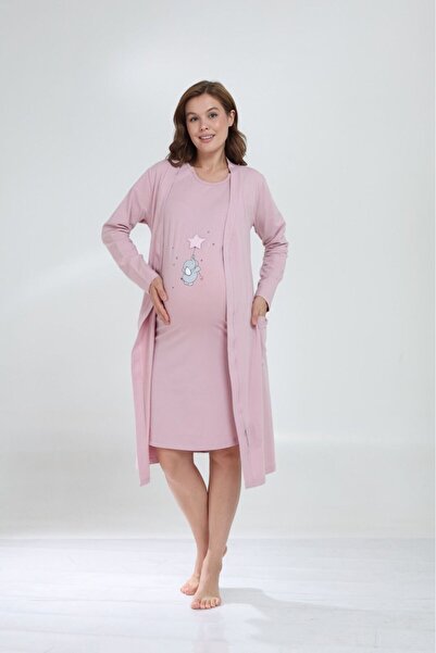 Semm Mix LOHUSA GECCELİK VE SABAHLIK TAKIMI PAMUKLU YILDIZ