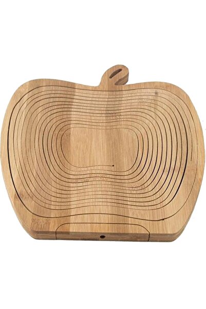 Lara Çarşı Ahşap Katlanabilir Meyve Sepeti