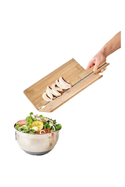 Quttin Foldable Cutting Board QUTTIN, Bamboo with Silicone Insert, 38x21.5cm, Moisture-Resistant, E