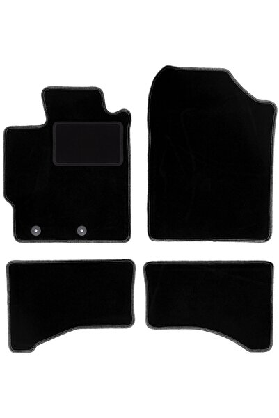 Other Covorașe negre din velur pentru: Toyota Yaris IV Hybrid hatchback (2020-)
