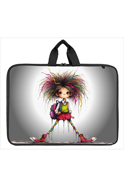 Glanart askılı, fermuarlı 35x50 resim çantası su geçirmez ketenli kumaş 35x50...