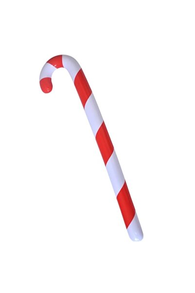 SHOPIENS Ornament gonflabil de Crăciun în formă de acadea, 92 cm x 8,5 cm, ro...