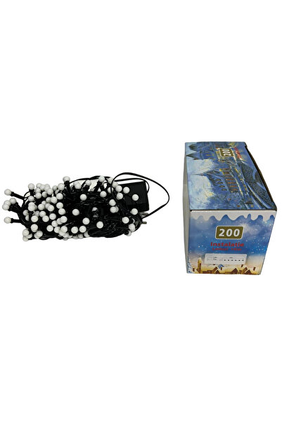 JollyMag Lineární vánoční instalace, vícebarevná, 10 m, 200 světelných kuliček, 9050RB