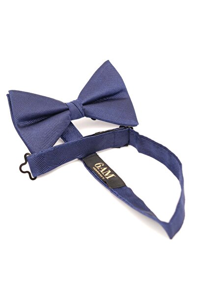 6AM Ceremony Papion simplu bleumarin cu textură subtilă