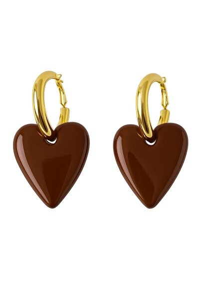 CHARMLUCKY STEEL HEART EARRING