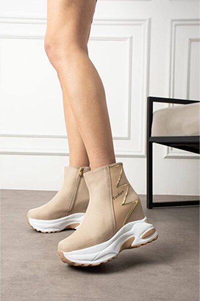 Shero shoes PİXABAY KADIN GİZLİ DOLGU KIŞLIK ŞIK BOT