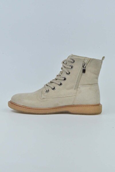 Uzun Γυναικείες μπότες Goldstep Nubuck με κορδόνια με φερμουάρ και διάφανη θερμοσόλα