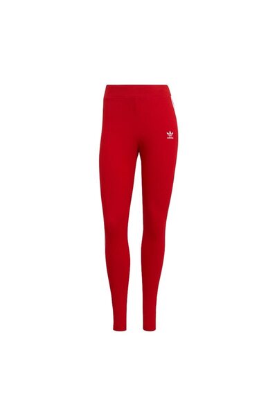 adidas Women's Adicolor High-Waist Fitness Tights, Red, Size 32