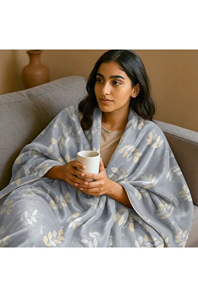 Roshen Lightweight blankets, 900 grams net, for two people, with a soft and elegant pattern