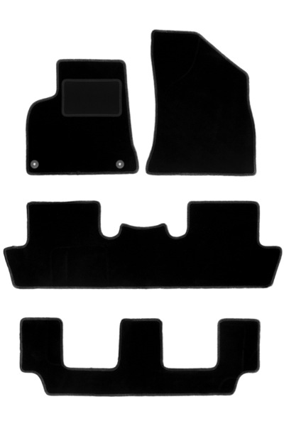 Autoalorria Covorașe auto din velur pentru: Peugeot 5008 I 7 persoane (2009-2...