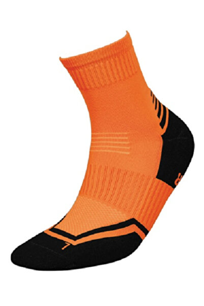 InMove Runner Silver Running Socks with Silver Ions, Orange-Black, 38-40